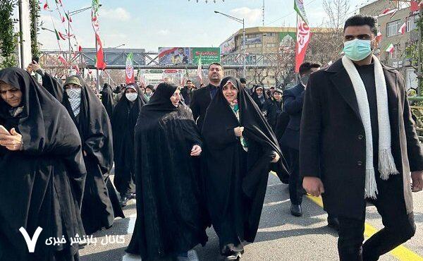 معاون امور زنان و خانواده رئیس جمهور در راهپیمایی ۲۲ بهمن حضور یافت – خبرگزاری مهر | اخبار ایران و جهان معاون امور زنان و خانواده رئیس جمهور در راهپیمایی ۲۲ بهمن حضور یافت – خبرگزاری مهر | اخبار ایران و جهان