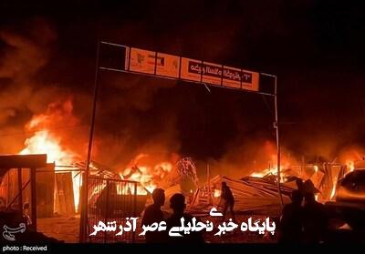 چادر آوارگان غزه بار دیگر هدف حمله قرار گرفت چادر آوارگان غزه بار دیگر هدف حمله قرار گرفت