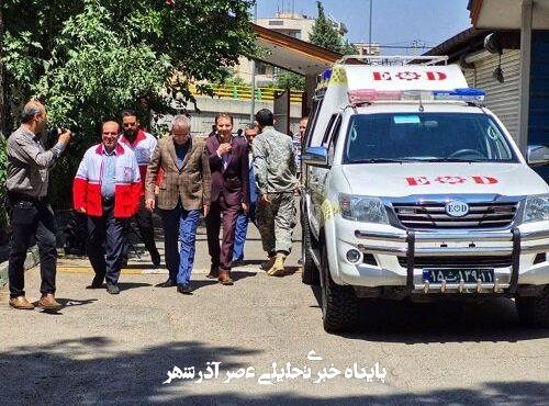 مرکز رصد و پایش تصویری امنیتی در هلال‌احمر قزوین افتتاح شد