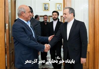 دیدار معاون دبیرکل جبهه مردمی برای آزادی فلسطین با عراقچی دیدار معاون دبیرکل جبهه مردمی برای آزادی فلسطین با عراقچی