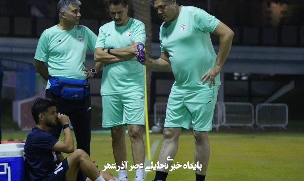 مصدومیت قایدی در آستانه دیدار با قطر و کره‌شمالی