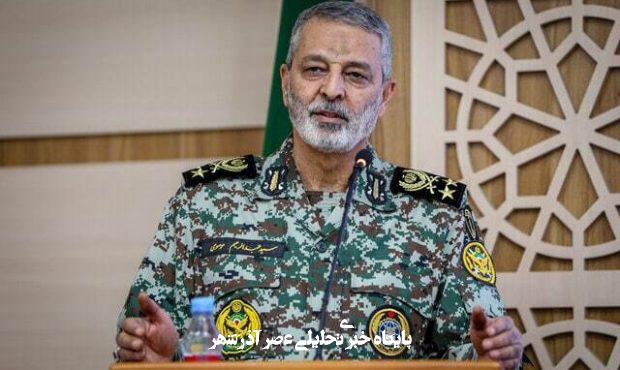 رئیس ستاد کل نیروهای مسلح: به هر هدفی که متعلق به رژیم متجاوز صهیونیستی باشد بهطور مستمر حمله خواهیم کرد رئیس ستاد کل نیروهای مسلح: به هر هدفی که متعلق به رژیم متجاوز صهیونیستی باشد بهطور مستمر حمله خواهیم کرد