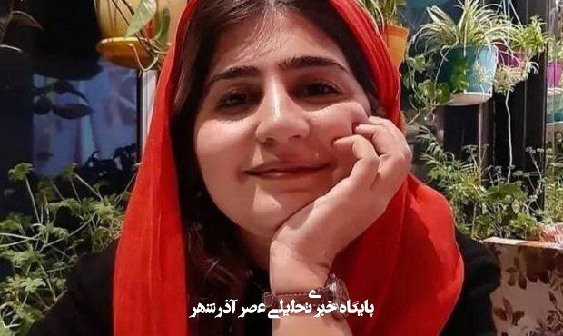 سپیده قلیان از زندان آزاد شد سپیده قلیان از زندان آزاد شد