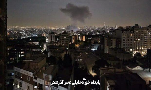 فعالیت شدید پدافند هوایی تهران فعالیت شدید پدافند هوایی تهران