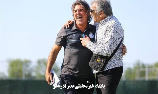 عکس| جشن تولد ساپینتو در تمرین استقلال عکس| جشن تولد ساپینتو در تمرین استقلال