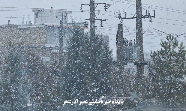 بالاخره در ارومیه برف بارید